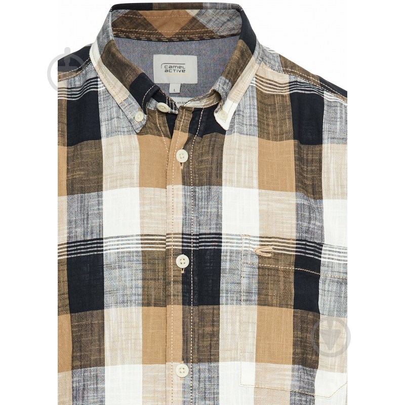 Тенниска Camel Active Shortsleeve Shirt 409261-5S61-19 р.2XL коричневый - фото 3 Тенниска Camel Active Shortsleeve Shirt 409261-5S61-19 р.2XL коричневый - фото 3