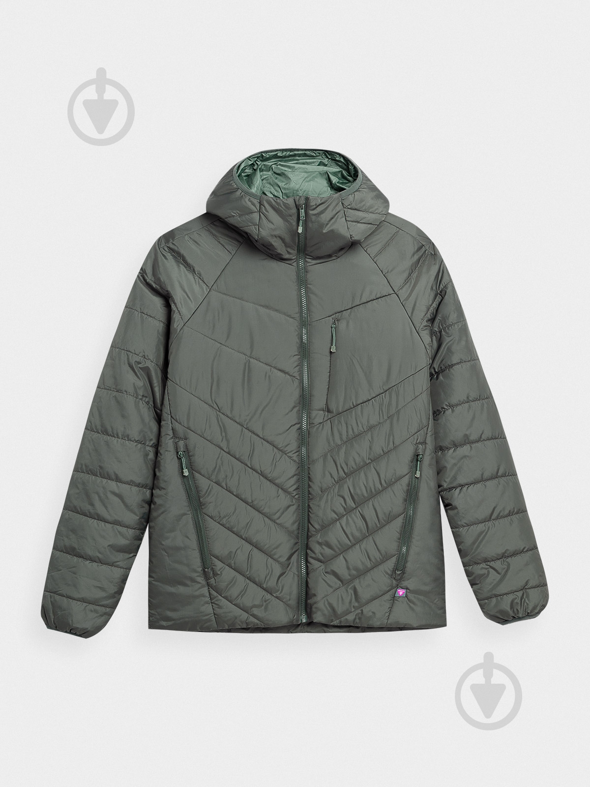 Куртка 4F DOWN JACKET M070 4FAW22TDJAM070-40S р.M зеленая - фото 1 Куртка 4F DOWN JACKET M070 4FAW22TDJAM070-40S р.M зеленая - фото 1