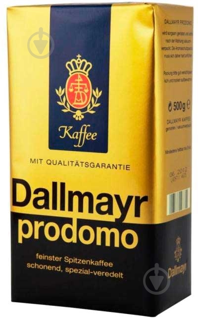 ᐉ Кофе молотый Dallmayr Prodomo 500 г (4008167103714) • Купить в