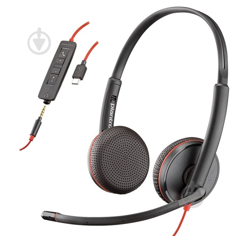 Наушники Plantronics Blackwire C3225-C black (209751-201) - фото 1 Наушники Plantronics Blackwire C3225-C black (209751-201) - фото 1