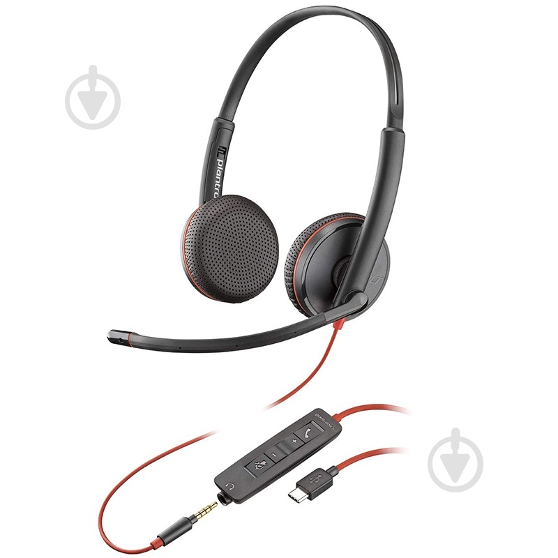 Наушники Plantronics Blackwire C3225-C black (209751-201) - фото 2 Наушники Plantronics Blackwire C3225-C black (209751-201) - фото 2
