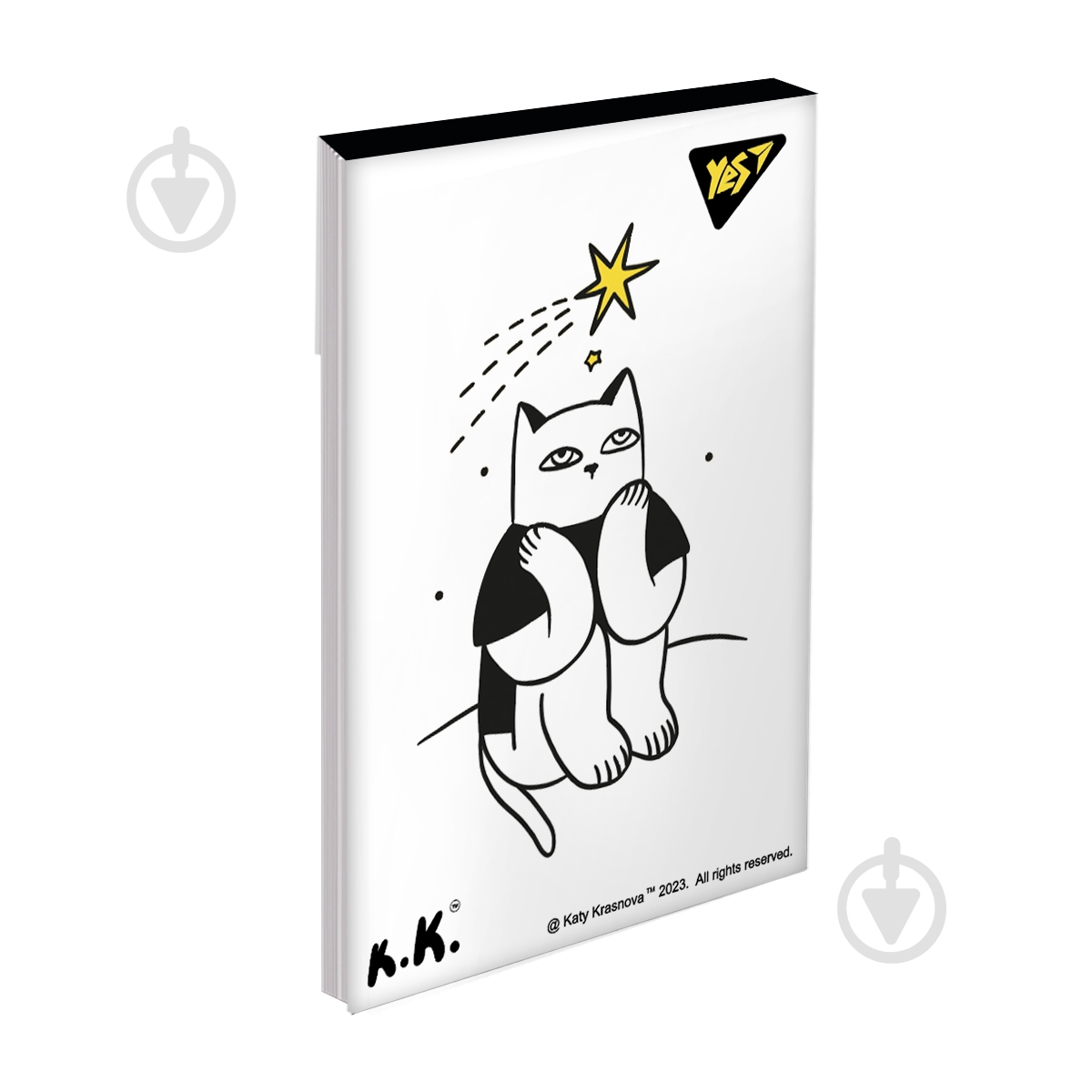 Блокнот YES А7 Tattoo cats 48 лист. клетка - фото 7