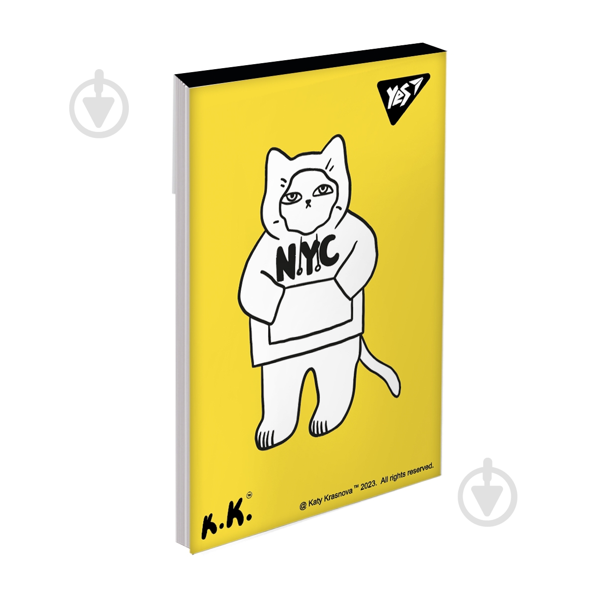 Блокнот YES А7 Tattoo cats 48 лист. клетка - фото 6