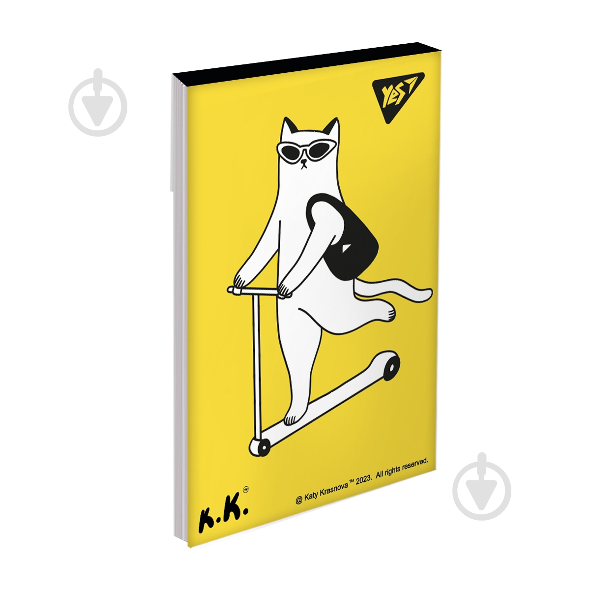 Блокнот YES А7 Tattoo cats 48 лист. клетка - фото 4
