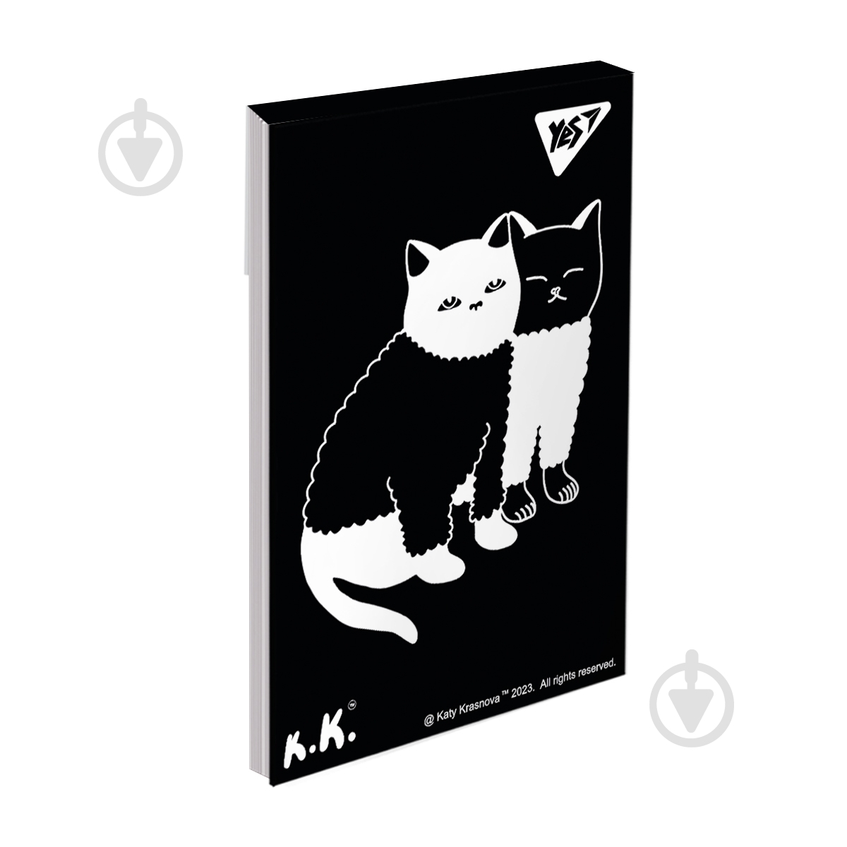 Блокнот YES А7 Tattoo cats 48 лист. клетка - фото 1