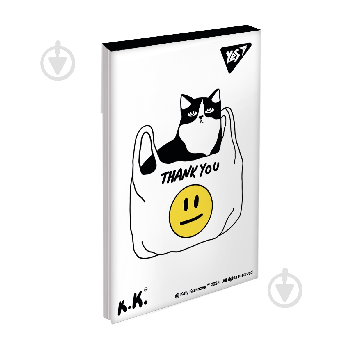 Блокнот YES А7 Tattoo cats 48 лист. клетка - фото 8