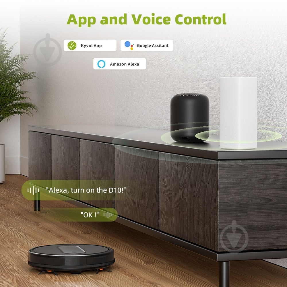 Робот-пылесос Kyvol Cybovac D10 black - фото 10 Робот-пылесос Kyvol Cybovac D10 black - фото 10