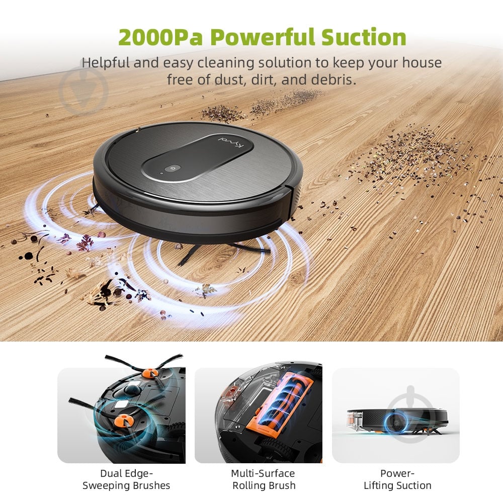 Робот-пылесос Kyvol Cybovac D10 black - фото 8 Робот-пылесос Kyvol Cybovac D10 black - фото 8