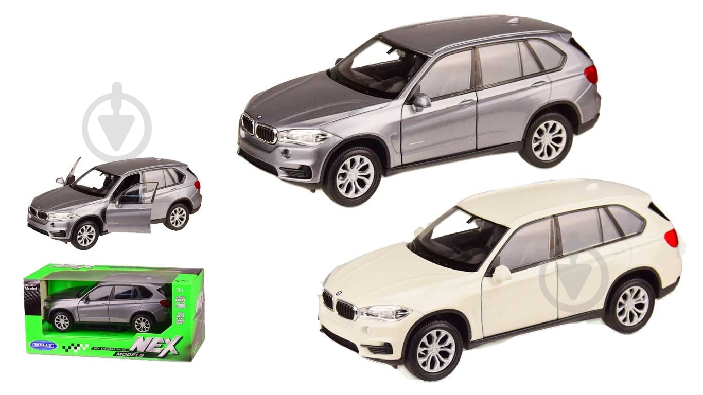 Автомодель Welly 1:32 Bmw X5 в ассортименте 39890 - фото 1 Автомодель Welly 1:32 Bmw X5 в ассортименте 39890 - фото 1