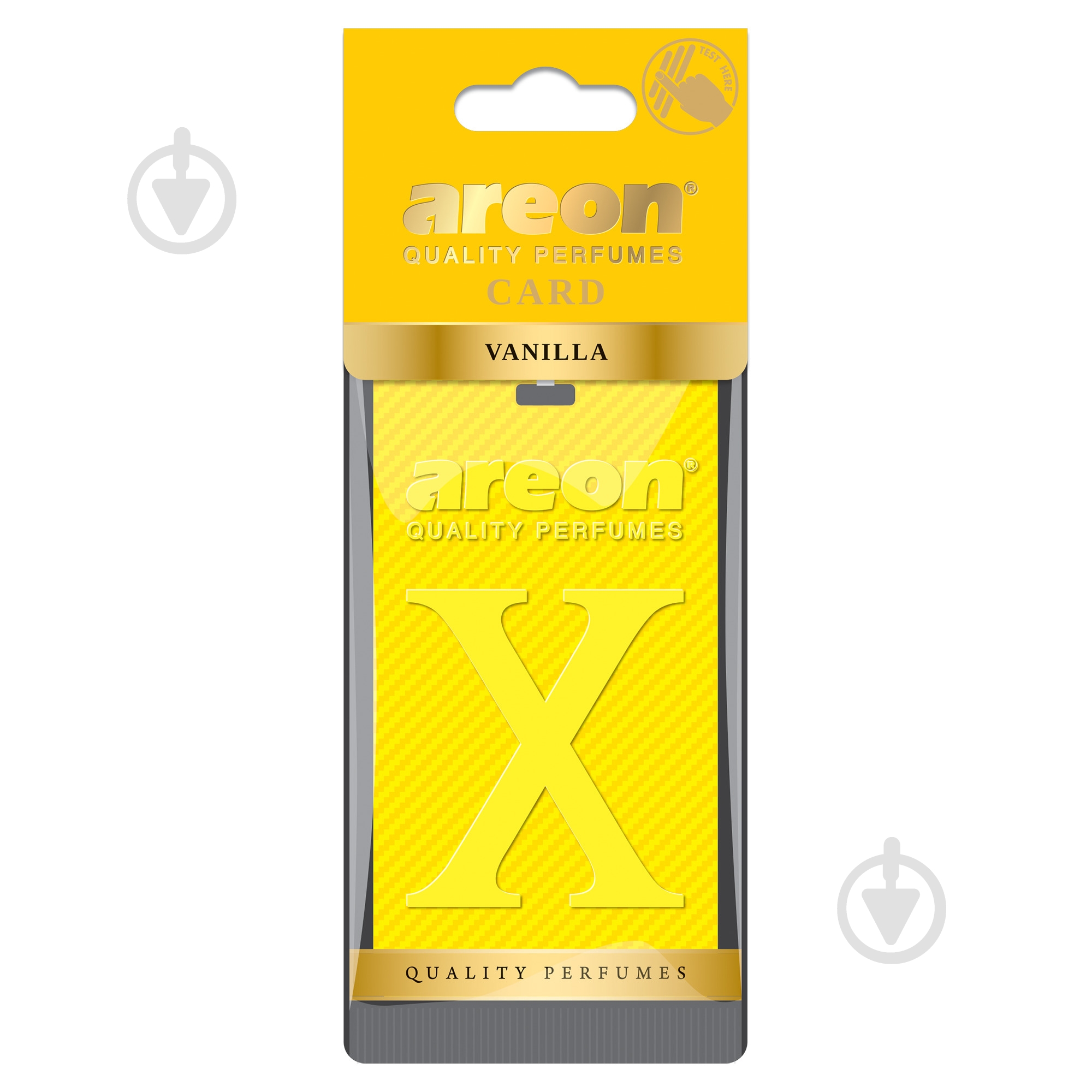 Ароматизатор подвесной АРЕОН X Card Vanilla - фото 1 Ароматизатор подвесной АРЕОН X Card Vanilla - фото 1