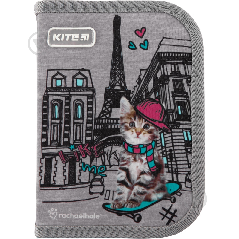 Пенал 622 R KITE серый - фото 1