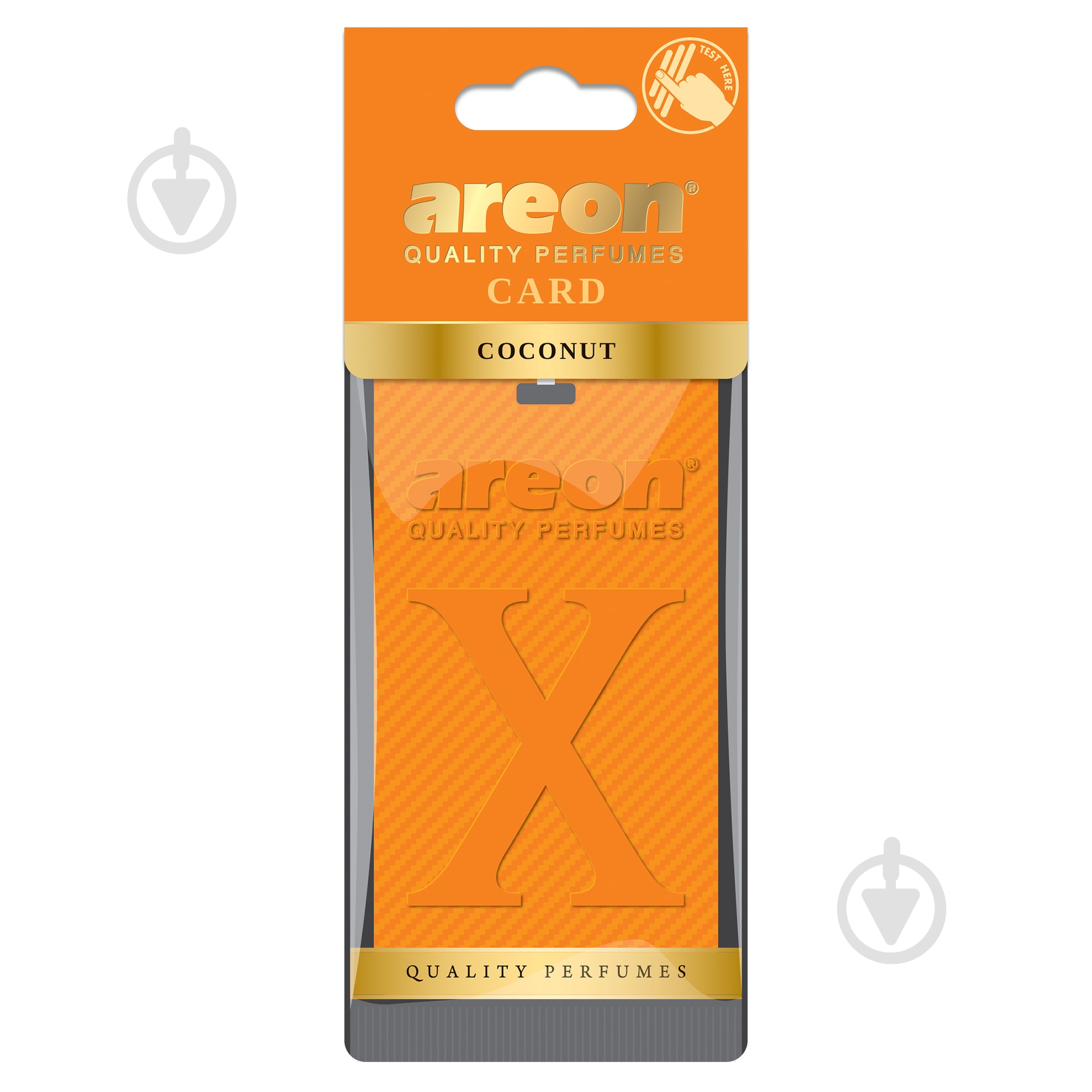 Ароматизатор подвесной АРЕОН X Card Coconut - фото 1 Ароматизатор подвесной АРЕОН X Card Coconut - фото 1