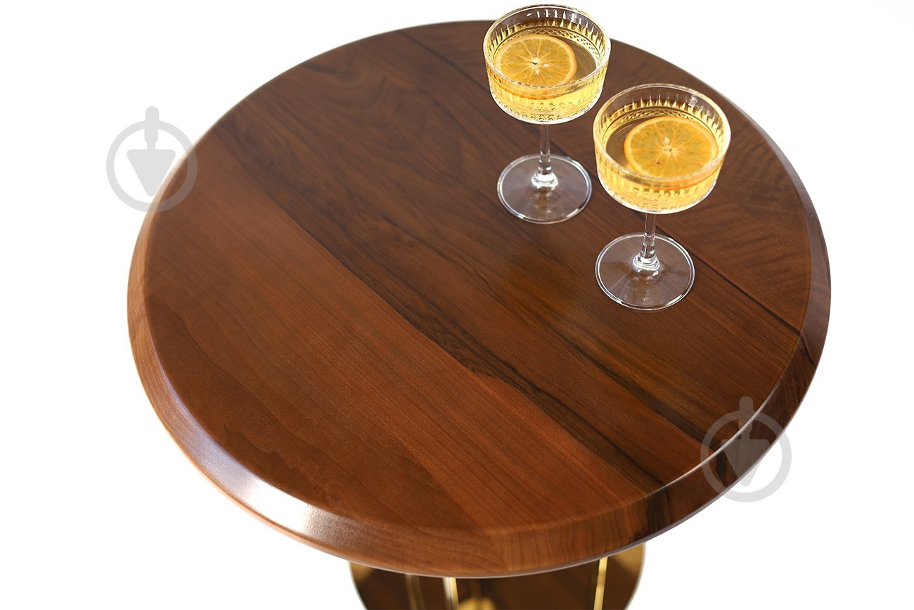 Стол журнальный Александрит 600x600x540 мм золотой/ орех - фото 5 Стол журнальный Александрит 600x600x540 мм золотой/ орех - фото 5