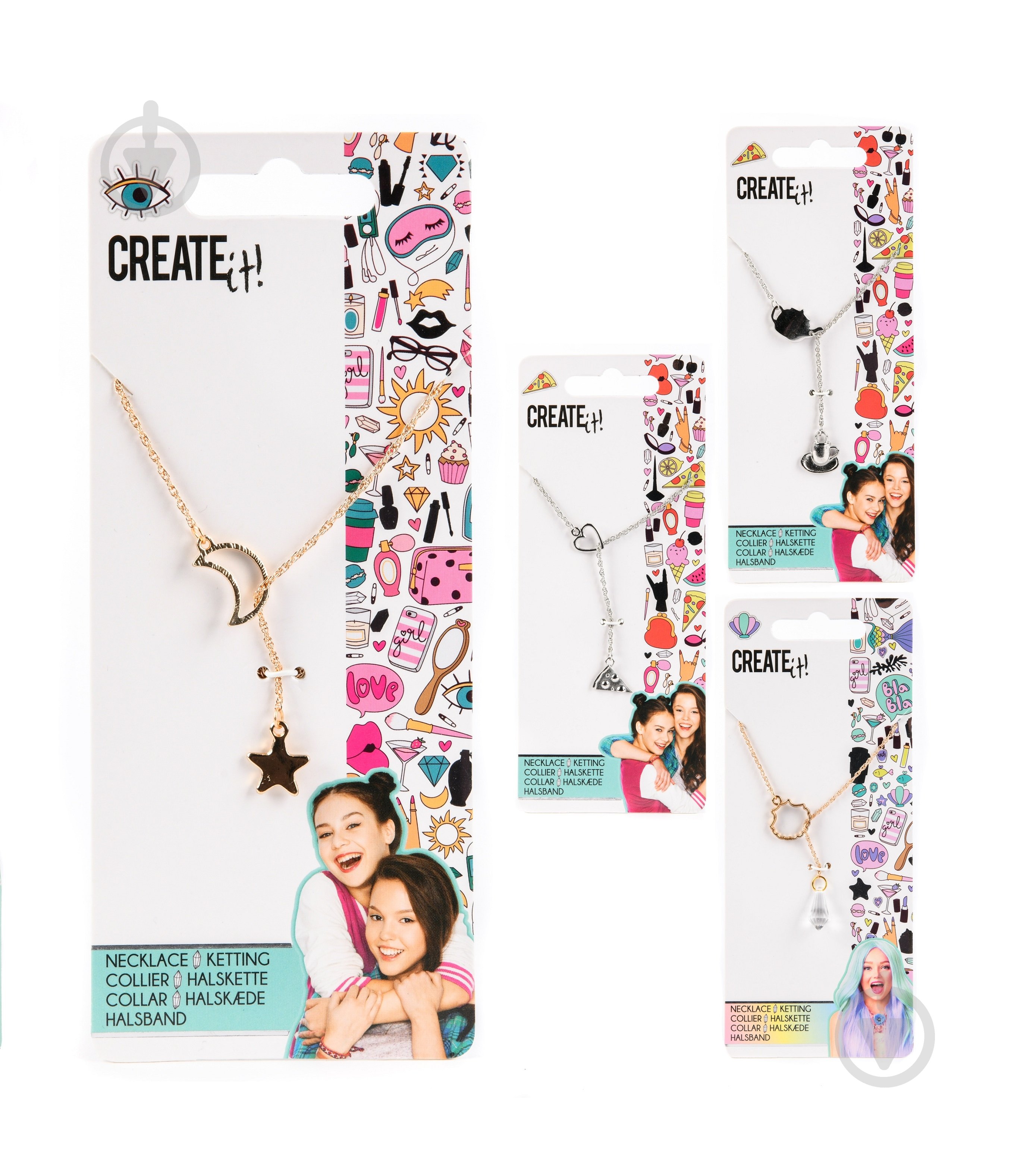 Подвеска CREATE IT! на цепочке в ассортименте - фото 1