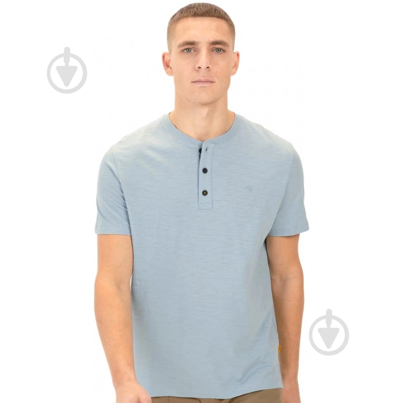 Футболка Camel Active Henley 1/2 Arm 409740-5T04-43 р.S голубой - фото 1 Футболка Camel Active Henley 1/2 Arm 409740-5T04-43 р.S голубой - фото 1