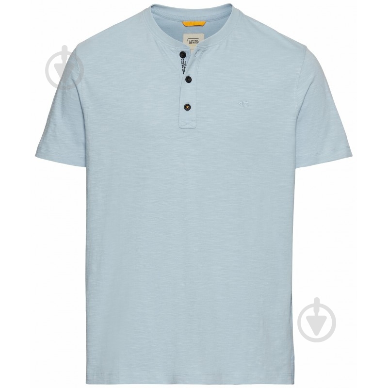 Футболка Camel Active Henley 1/2 Arm 409740-5T04-43 р.S голубой - фото 4 Футболка Camel Active Henley 1/2 Arm 409740-5T04-43 р.S голубой - фото 4