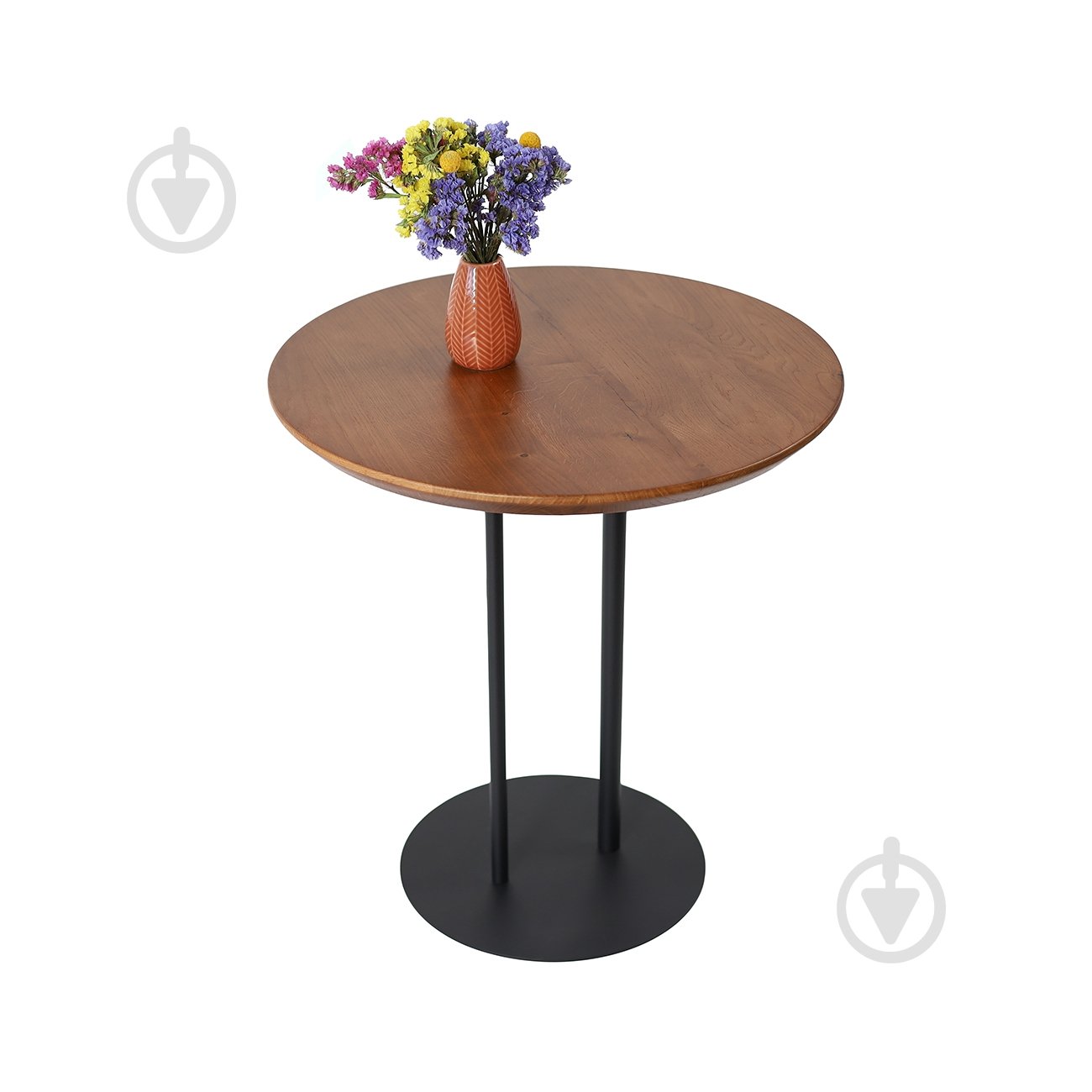 Стол журнальный Александрит 500x500x530 мм черный/ дуб - фото 1 Стол журнальный Александрит 500x500x530 мм черный/ дуб - фото 1