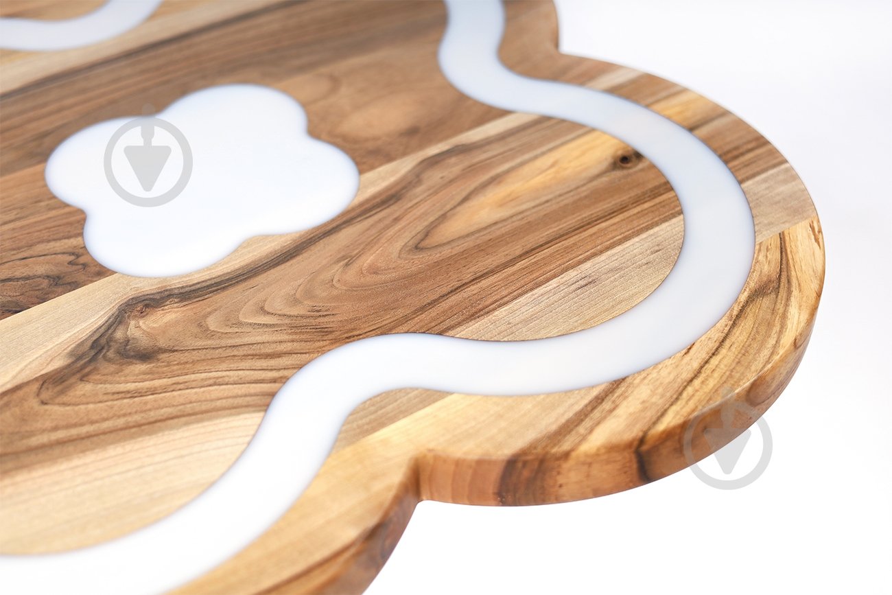 Стіл журнальний Білий Агат 650x650x540 мм білий/ горіх - фото 5 Стіл журнальний Білий Агат 650x650x540 мм білий/ горіх - фото 5