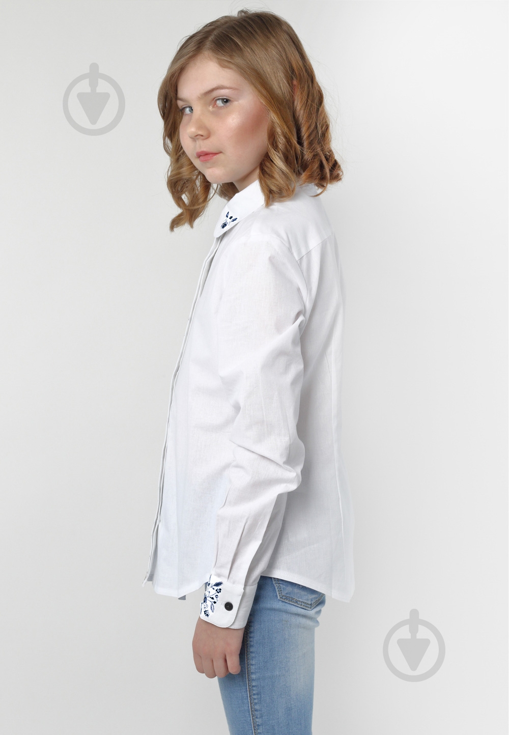Рубашка Гармонiя р. 128 белый 33337 - фото 4
