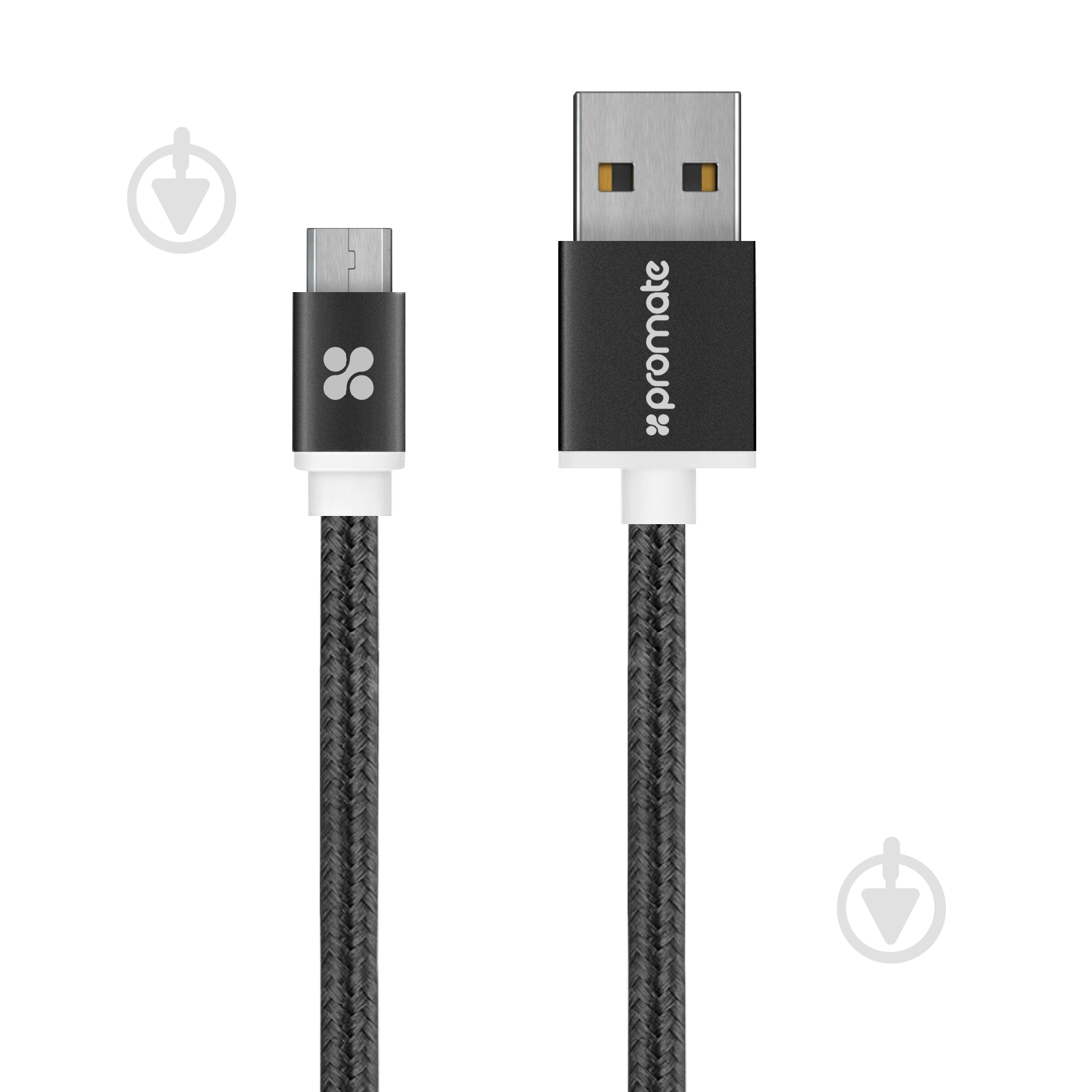 Кабель Promate LinkMate-U2M USB - microUSB 1,2 м чорний (linkmate-u2m.black) - фото 1 Кабель Promate LinkMate-U2M USB - microUSB 1,2 м чорний (linkmate-u2m.black) - фото 1