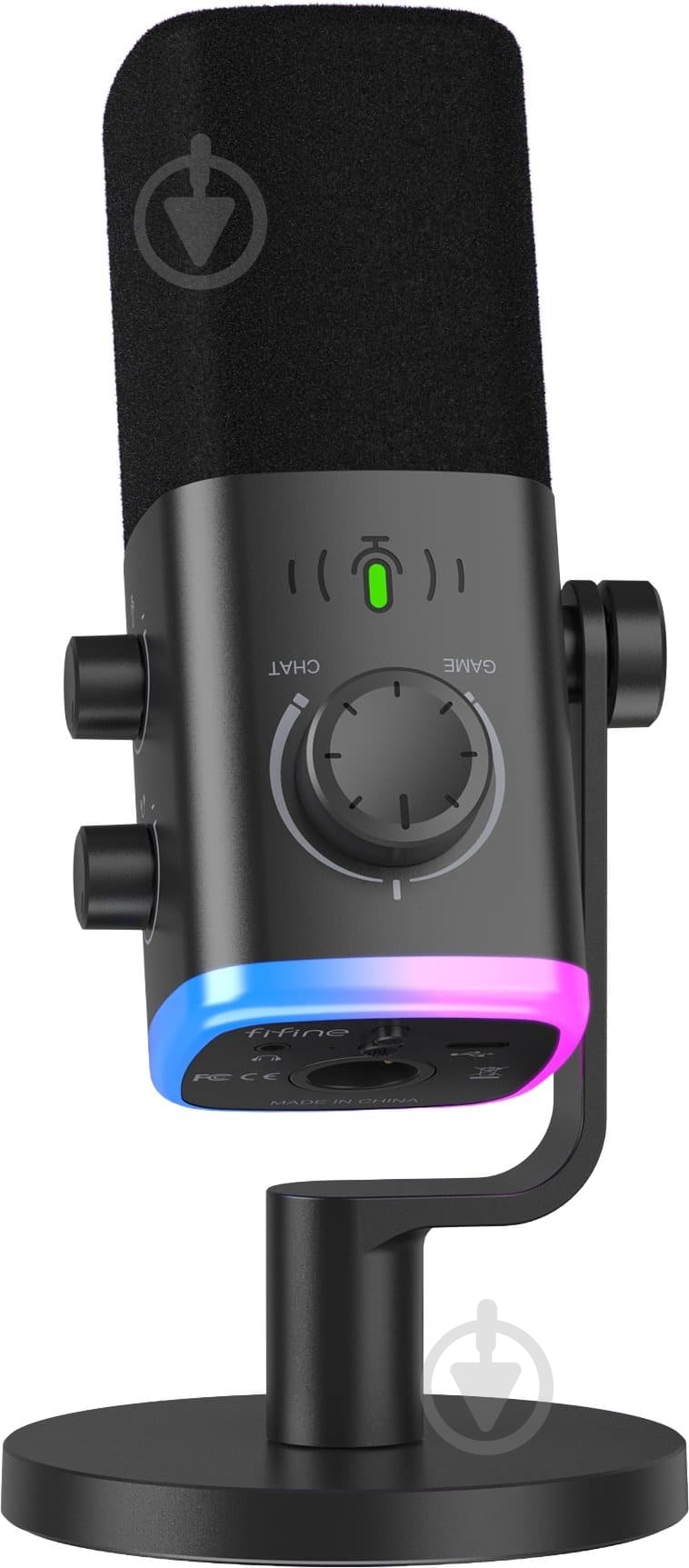 Микрофон FIFINE XLR/USB Black (AM9) - фото 3