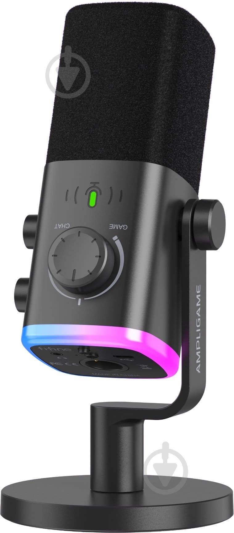 Микрофон FIFINE XLR/USB Black (AM9) - фото 1