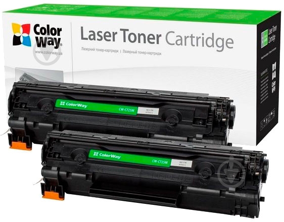 Картридж ColorWay CW-C725FM черный - фото 1