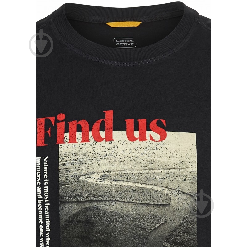 Футболка Camel Active Tshirt 1/2 Arm 409700-5T17-48 р.M синий - фото 3 Футболка Camel Active Tshirt 1/2 Arm 409700-5T17-48 р.M синий - фото 3