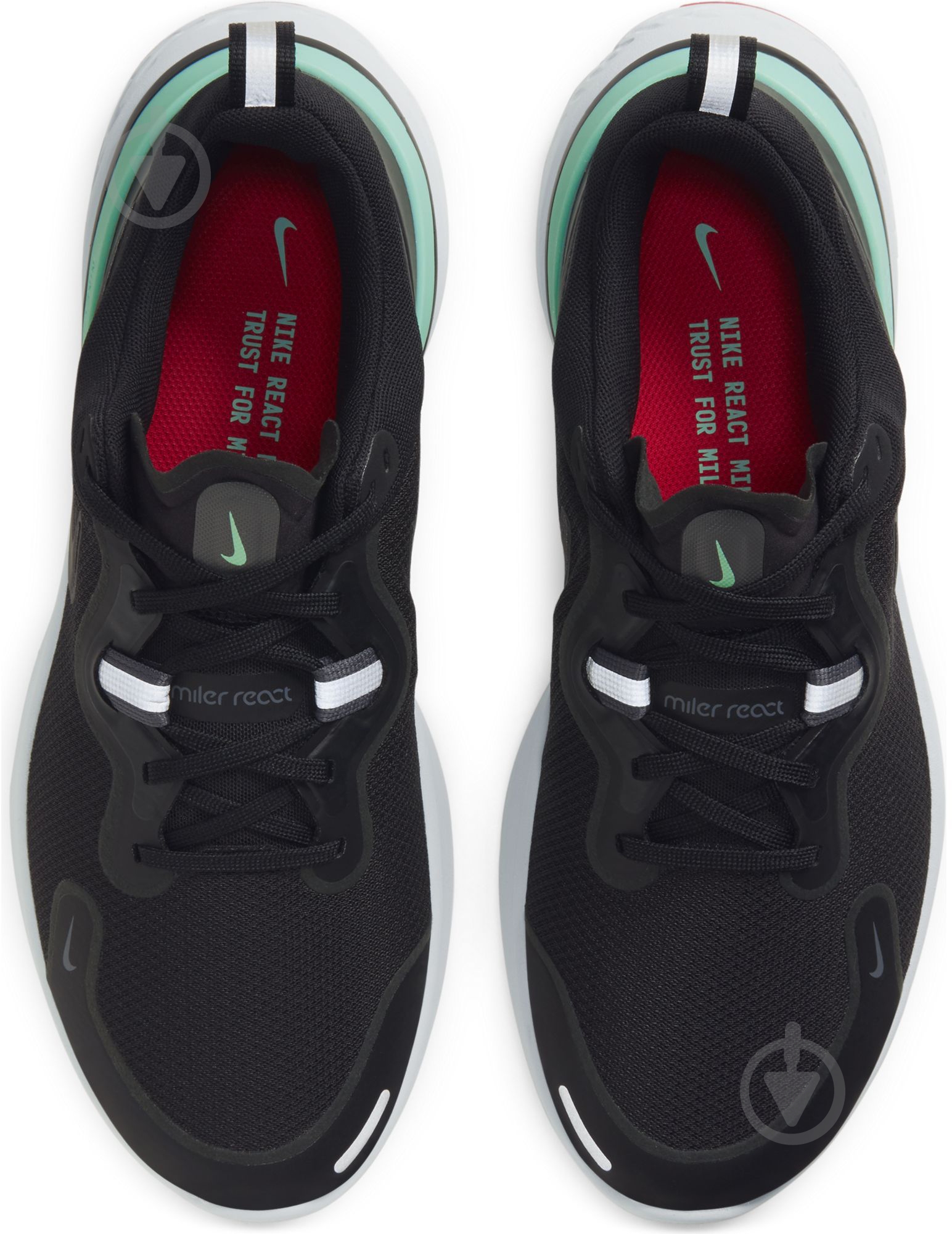 Кроссовки мужские летние Nike REACT MILER CW1777-013 р.42 черные - фото 10