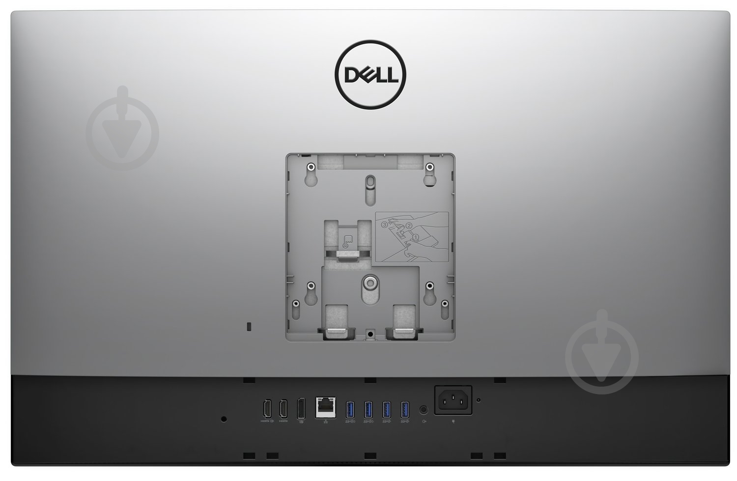 Моноблок Dell Optiplex 7780 27 (N006O7780AIO_UBU) grey - фото 8