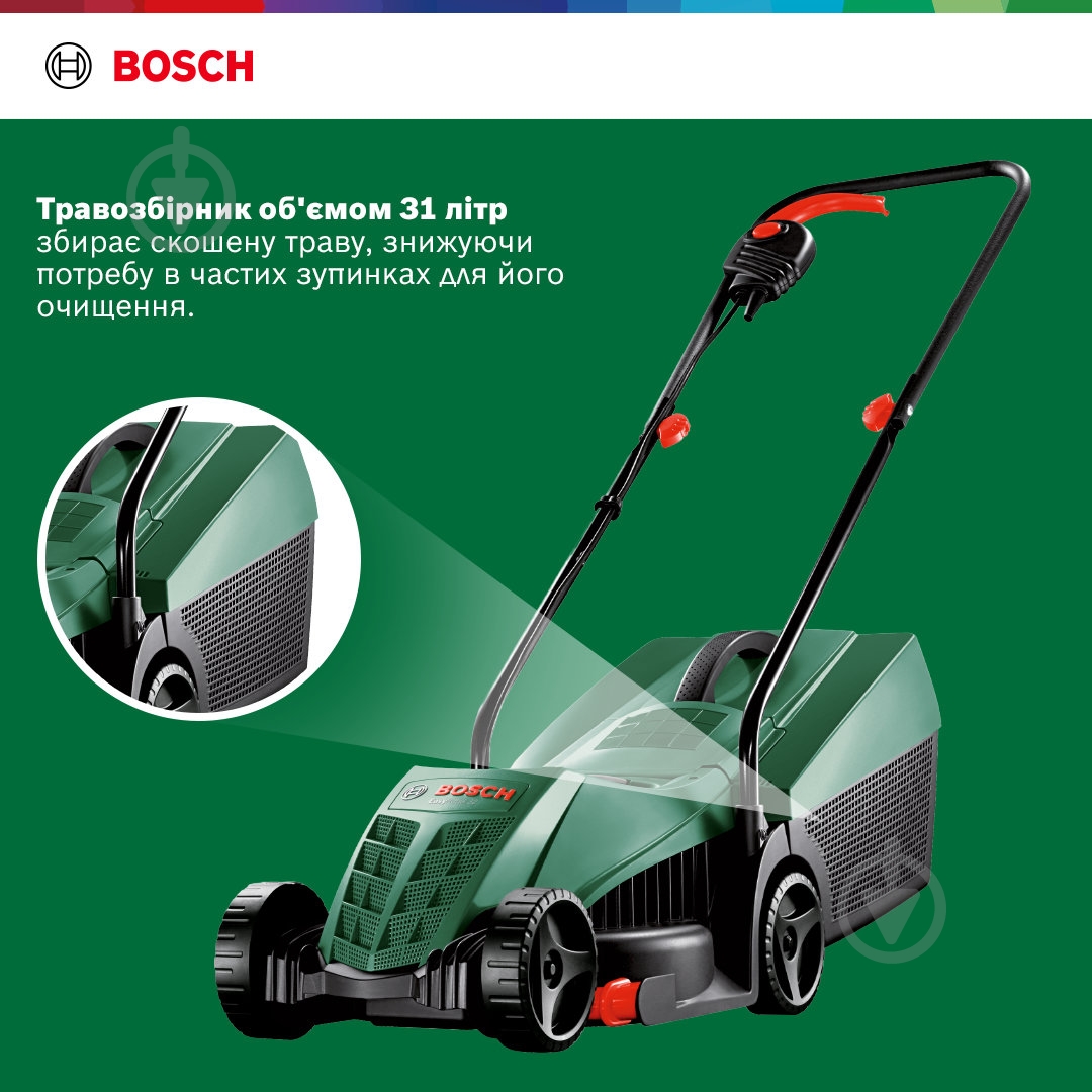 Газонокосилка электрическая Bosch EasyRotak 32-205 (06008A6300) - фото 13