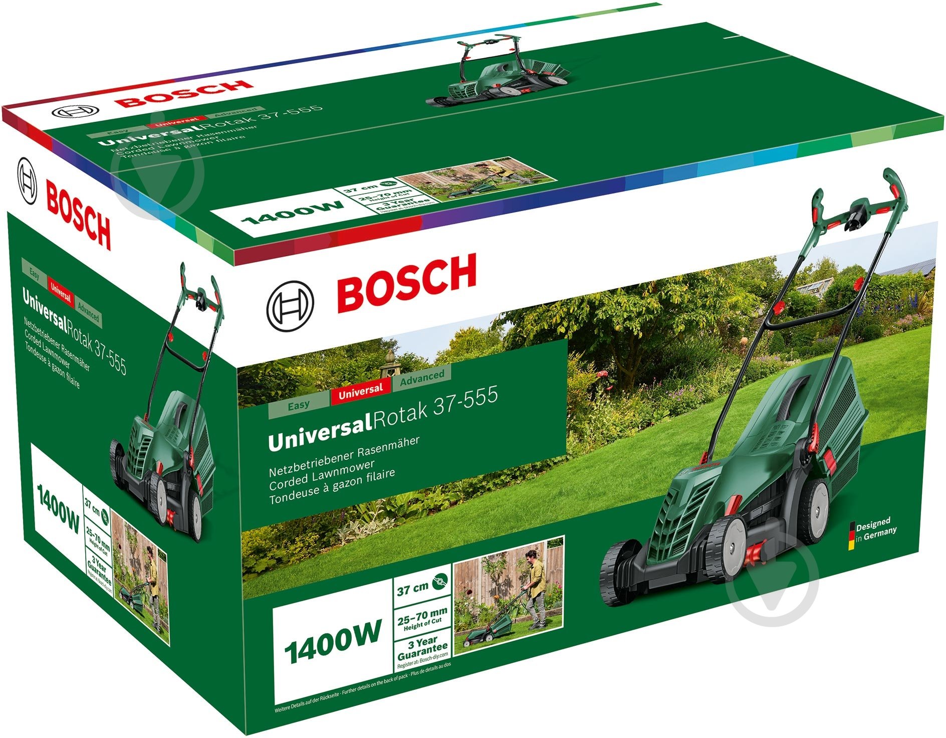 Газонокосилка электрическая Bosch UniversalRotak 37-555 (06008A6501) - фото 3
