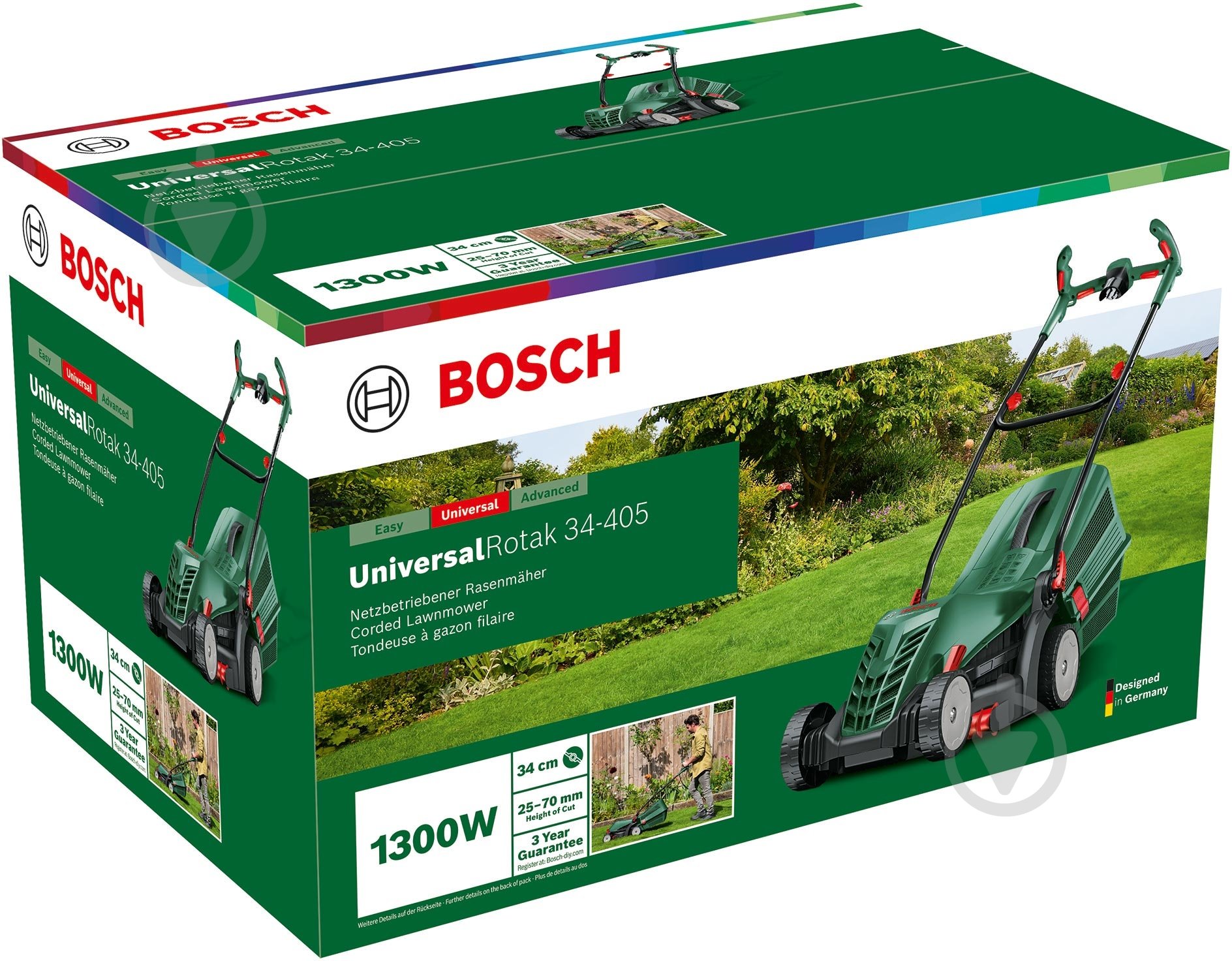 Газонокосарка електрична Bosch UniversalRotak 34-405 (06008A6401) - фото 3