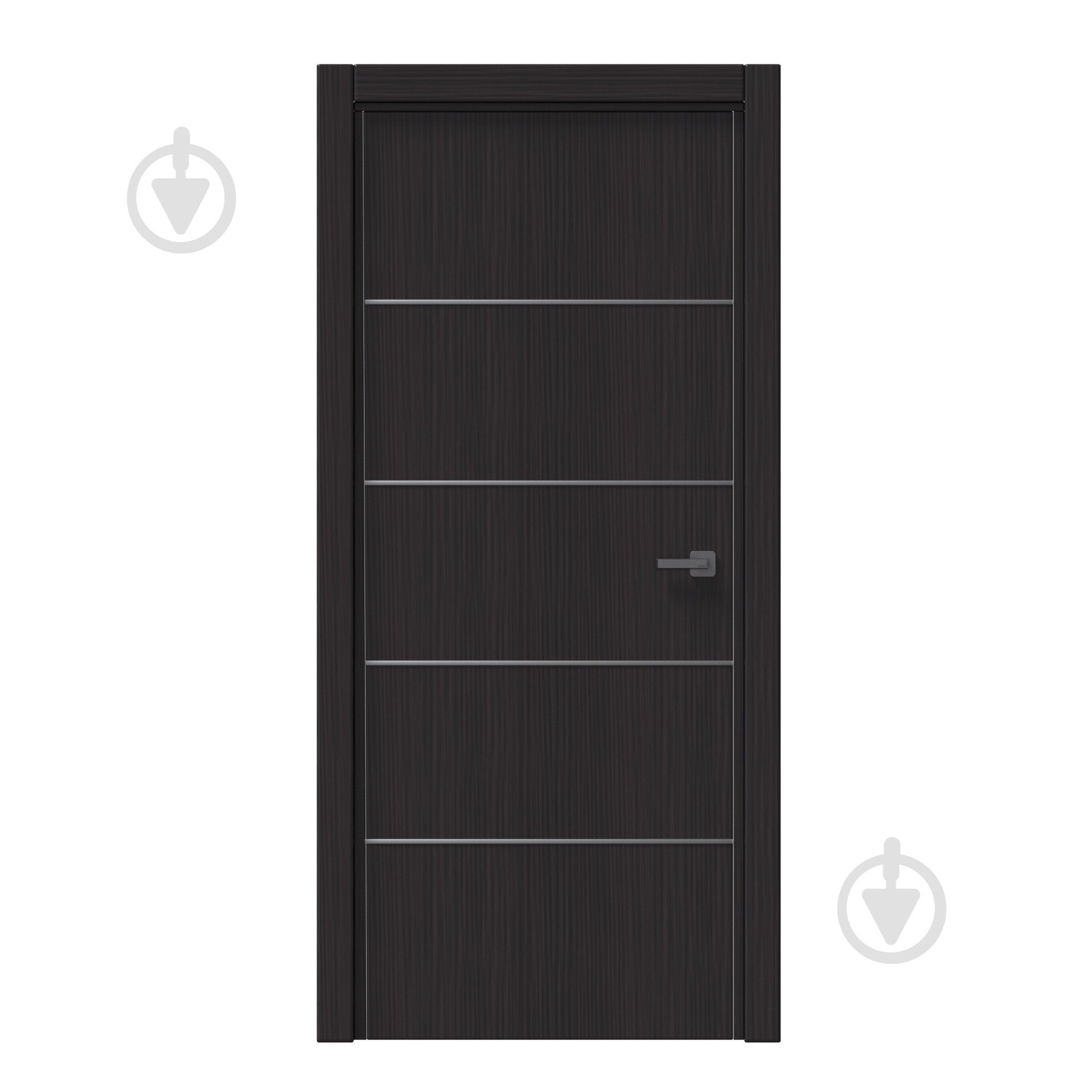 Дверное полотно IN WOOD ET-04 ПГ с черным молдингом и кромкой 800 мм лиственница горная - фото 1 Дверное полотно IN WOOD ET-04 ПГ с черным молдингом и кромкой 800 мм лиственница горная - фото 1