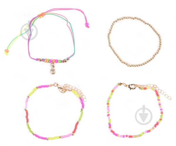 Набор украшений браслеты из бисера в ассортименте - фото 4