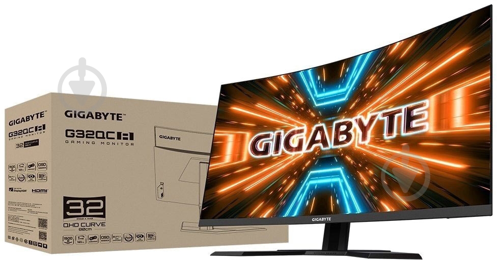 Монитор Gigabyte 31,5" (G32QC-A-EU) - фото 7 Монитор Gigabyte 31,5" (G32QC-A-EU) - фото 7