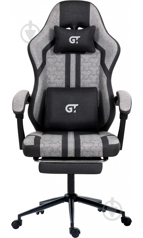 Кресло игровое GT Racer X-2337 серый - фото 1