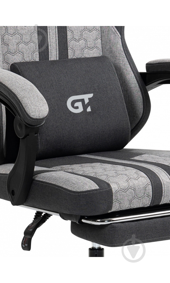 Кресло игровое GT Racer X-2337 серый - фото 8