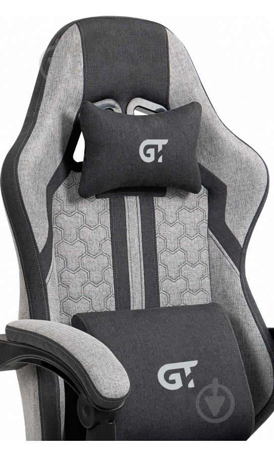 Кресло игровое GT Racer X-2337 серый - фото 7