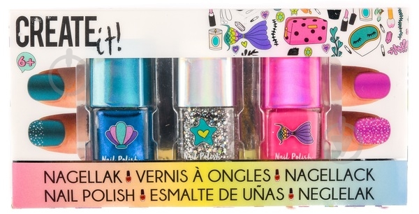 Набір лаків для нігтів CREATE IT! Русалонька - фото 1