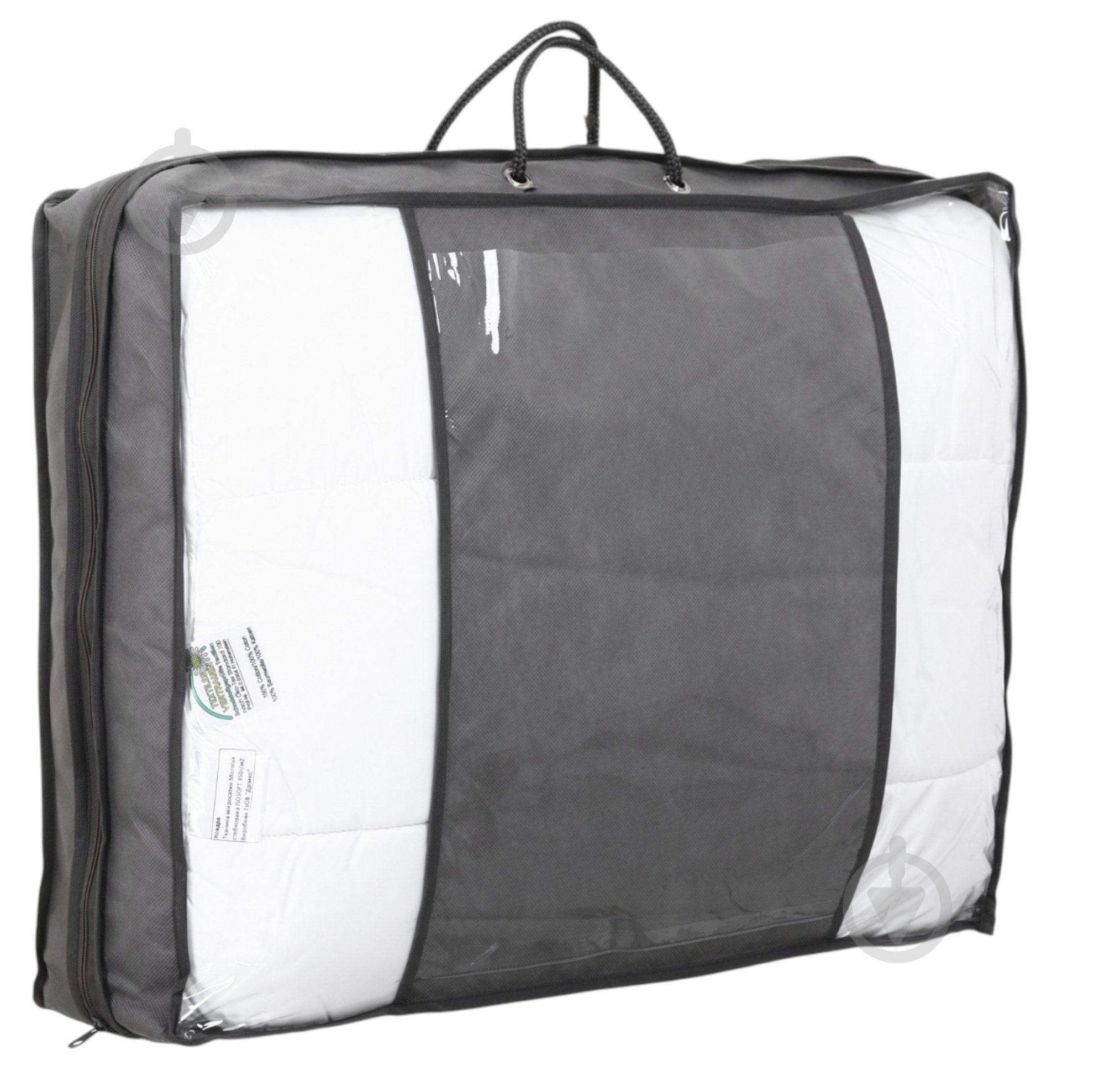 Ковдра стебнована волокном ISOSOFT 155x210 см Songer und Sohne білий - фото 6