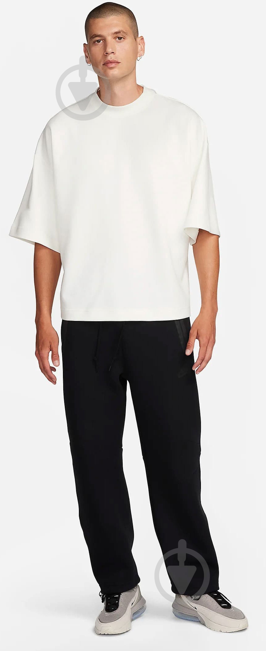 Футболка Nike M NK TCH FLC SS TOP FB8165-133 р.XL бежевый - фото 10