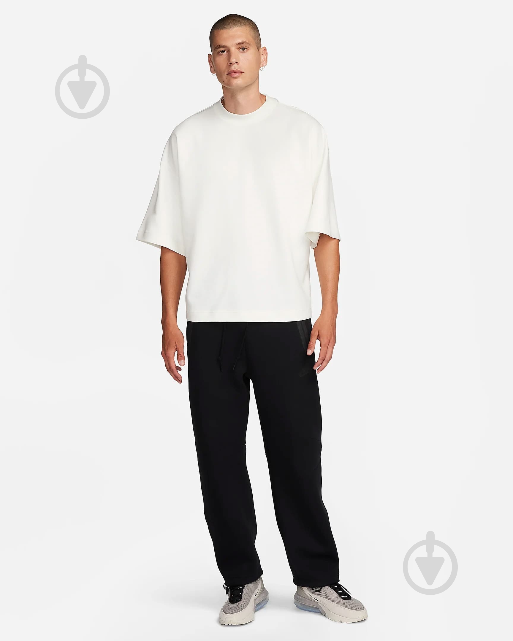 Футболка Nike M NK TCH FLC SS TOP FB8165-133 р.XL бежевый - фото 9