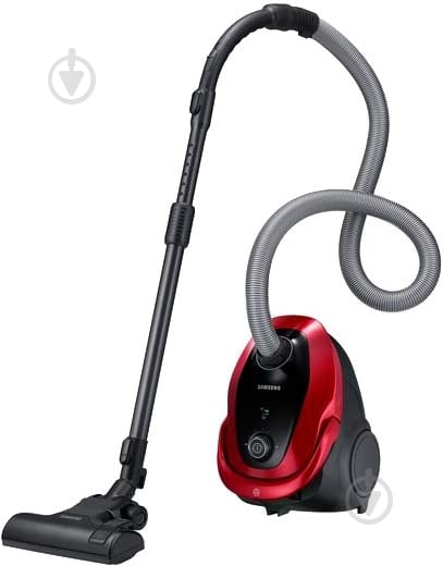 Пылесос Samsung VC07M25E0WR/UK black/red - фото 1
