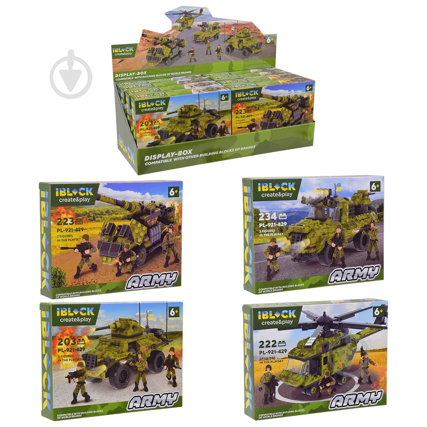 Конструктор Iblock Армия PL-921-429 - фото 1 Конструктор Iblock Армия PL-921-429 - фото 1