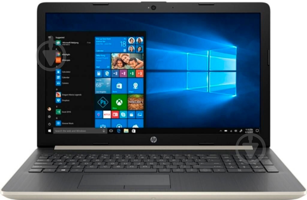 Ноутбук HP 15-da0187ur 15,6" (4MV00EA) gold - фото 1