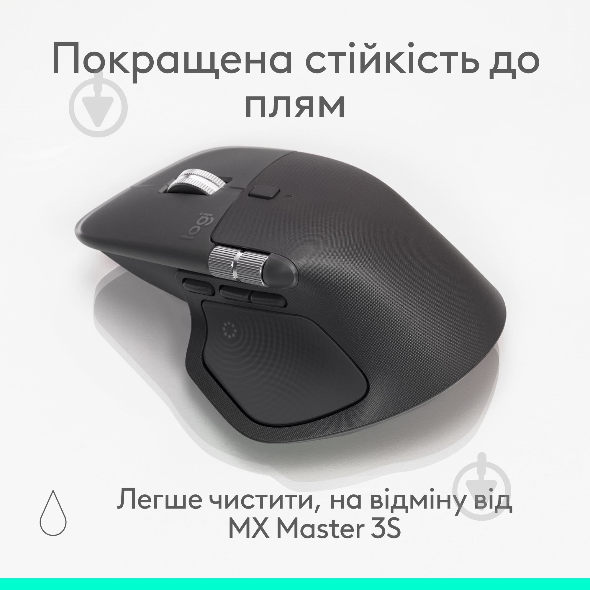 Игровая мышь Logitech MX Master 4 Performance Wireless Mouse graphite (910-007562) - фото 4