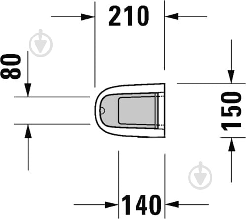 Пьедестал DURAVIT Starck 3 0865160000 - фото 2 Пьедестал DURAVIT Starck 3 0865160000 - фото 2