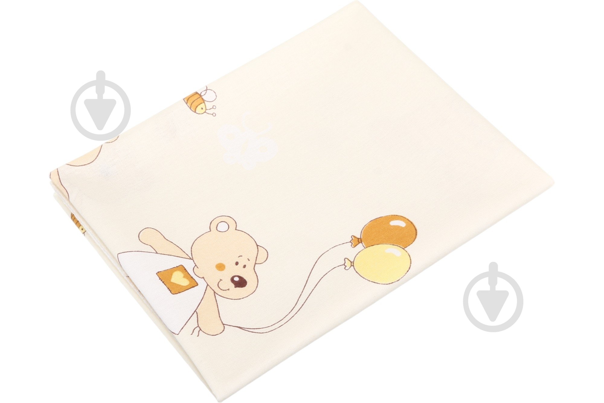 Пеленка Білтекс Мишка с воздушными шариками 90х110 см желтый - фото 1