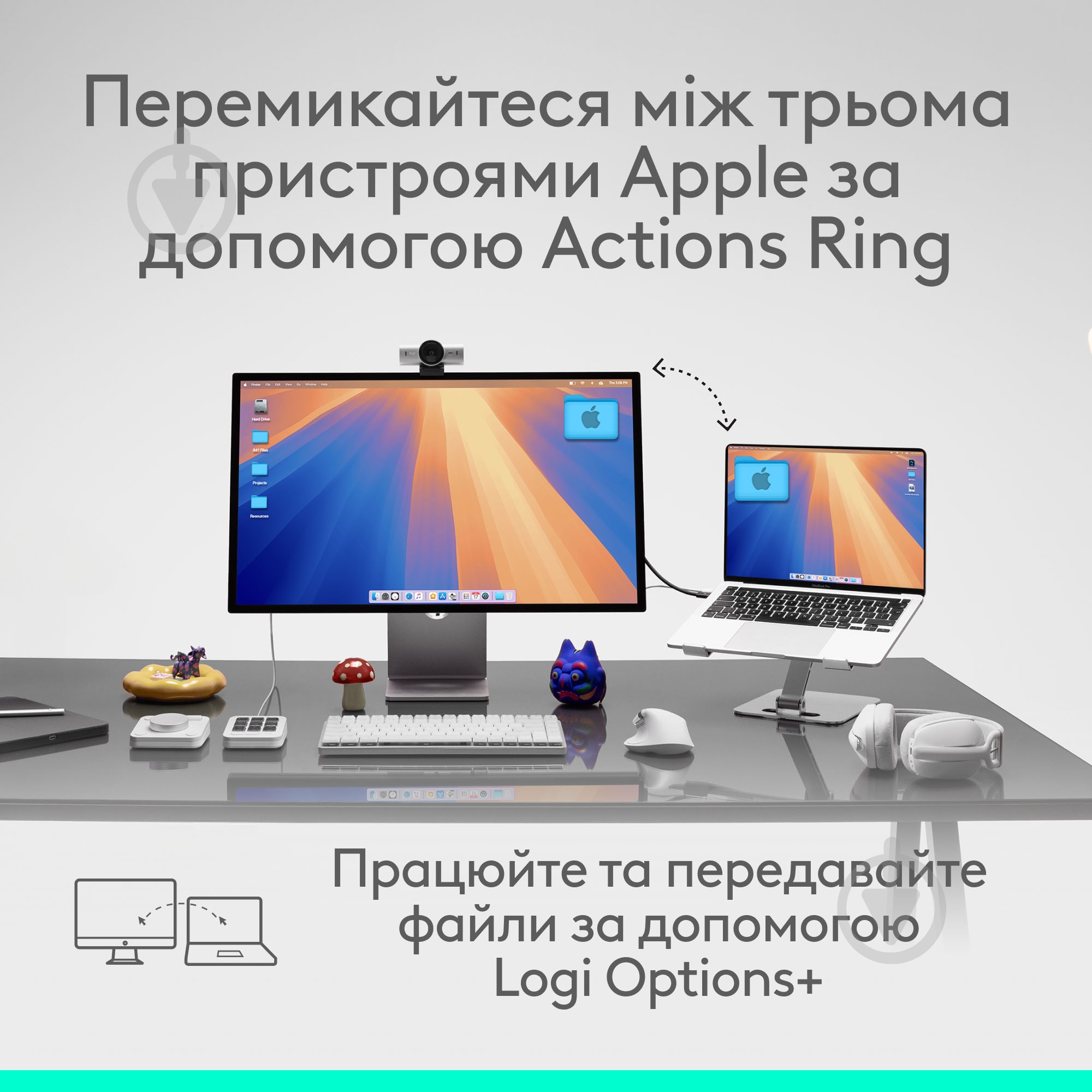 Игровая мышь Logitech MX Master 4 for Mac Performance Wireless Mouse space black (910-007577) - фото 2